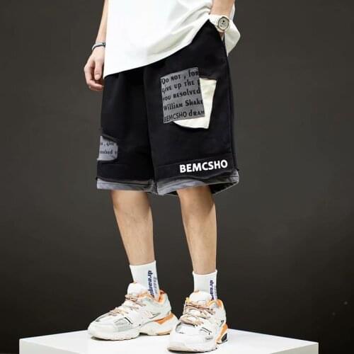2021 Summer Sweatpants Korean Fashion Printed Shorts Mens Casual Running Shorts Hip Hop Mens Clothing Basketball Hot Pants