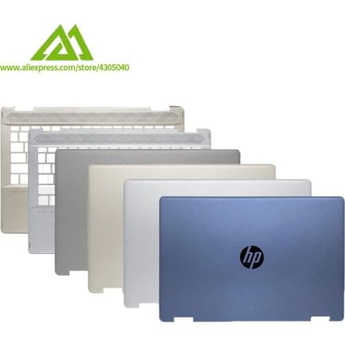 Original LCD Back Cover/Palmrest Cover/Bottom Case Cover For HP Pavilion X360 14-DH 14M-DH TPN-W139
