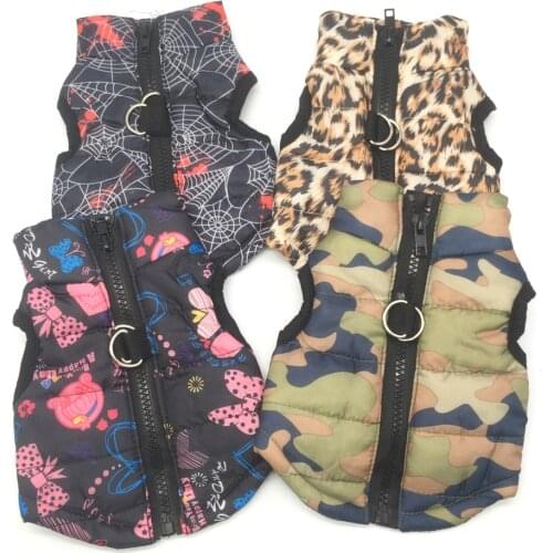 Pet Clothes Puppy Outfit Vest Warm Dog Clothes For Small Dogs Winter Windproof Pets Dog Jacket Coat Padded Chihuahua Apparel