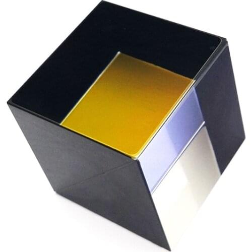 Custom Beamsplitter Prism Right Angle Triangle Prism Cube Beamsplitter AR Coating Right Angle Prism Glue Prism