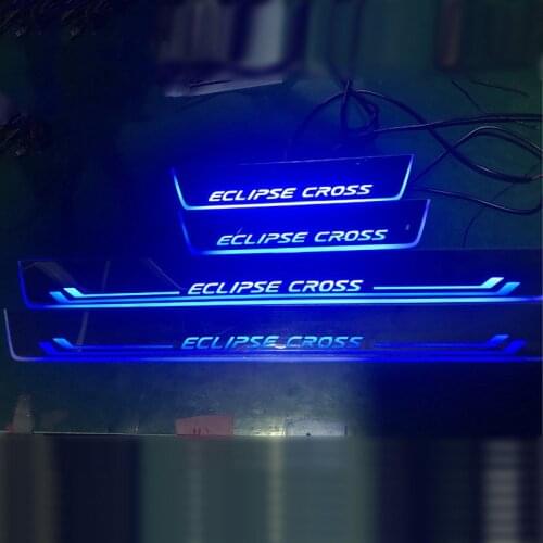 Welcome Pedal Lights For Mitsubishi Eclipse Cross Pedal car Door Sill Pathway Lamps led thresholds scuff plates auto Avante md