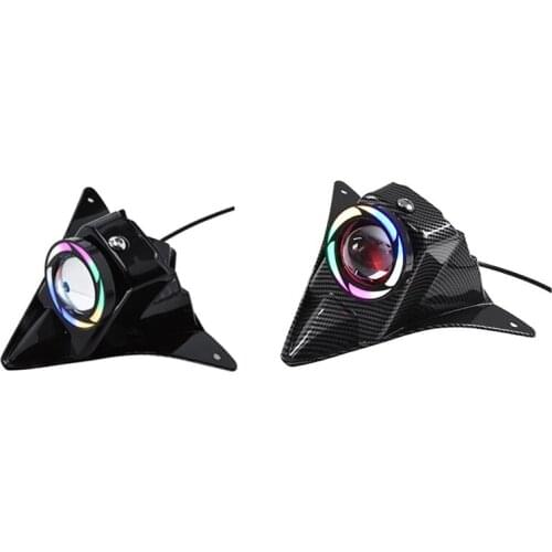 For Yamaha NVX155 Aerox155 NVX 155 Motorcycle LED Headlight Spotlight Angeleyes Lamp Light Cover Parts