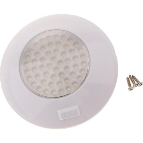 LED WHITE CABIN DOME LIGHT-Marine/Boat/Caravan/RV/Interior/Bunk Lamp