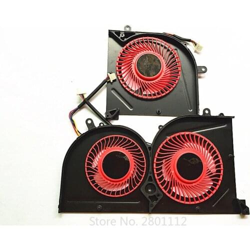 CPU GPU Cooling fan for MSI GS63 GS63VR 6RF 6RF-001US 7RF 7RF-212UK GS73 GS73VR 6RF 7RF 7RG MS-16K2 MS-17B MS-17B1 BS5005HS-U2F1