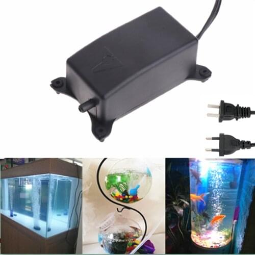 Ultra Low Noise Aquarium Air Pump Fish Tank Mini Air Compressor Oxygen Pump Aquarium Fish Tank Oxygen Air Pumps Accessories