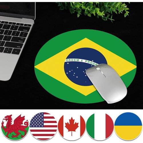 High-quality Mouse Pad Non-Slip Laptop PC Mousepad Waterproof Desk Mat Gaming Mouse Pad National Flag Pattern Table Mat