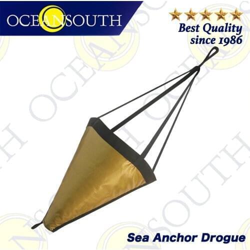 Oceansouth Sea Anchor Drogue Fishing Gear PVC Rip-stop Fabric Polyester Woven Webbin Marine Canoe Yacht Fishing-Boat Accessories