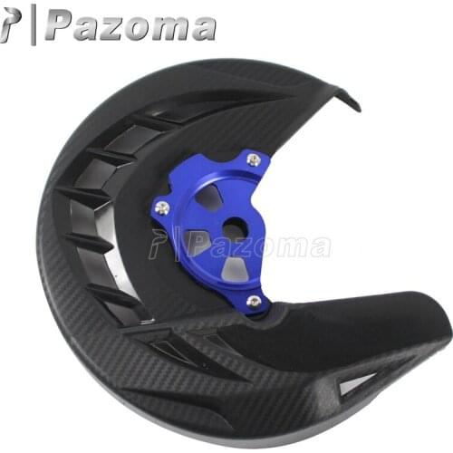 Motorcycle Black Front Brake X-Brake Disc Guard Protector Cover for Yamaha YZ125 125X 250 250X 250F 426F 450F WR250F 450F 02-18