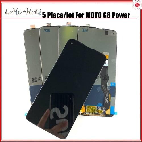 5 Piece/lot LCD G8 Power LCD Display for motolora moto g8 power LCD Display Touch Screen Digiziter Assembly