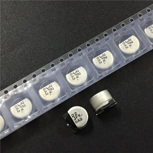 10pcs/100pcs 22uF 63V FK Series 8x6.2mm Low ESR 63V22uF Chip type SMD Aluminum Electrolytic capacitor