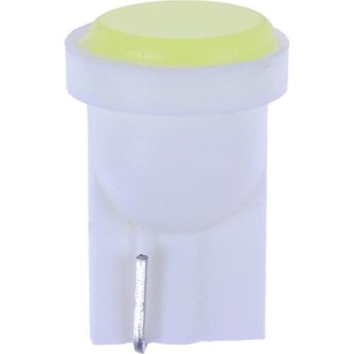 10pcs/pcak White LED T10 COB W5W Car Interior Wedge Door Side Bulb Lamps Instrument Side Bulb Lamp Car White Source 12V