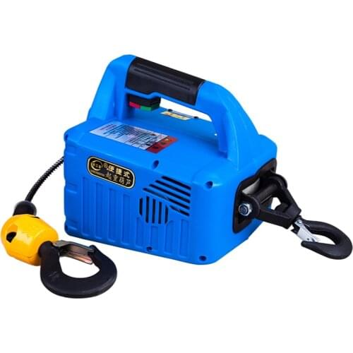 220V Household Electric Hoist Portable Traction Hoist Miniature Crane Hoist Household Suspension Tensioning Machine