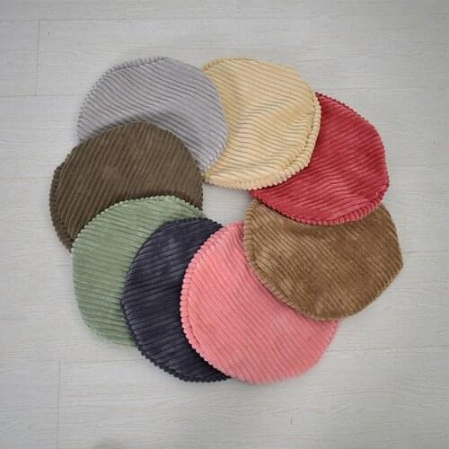 Bar Stool Cover Round Chair Cover Elastic Anti-Dirty Bar Seat Removable Solid Color Chair Protector for Barstool Salon