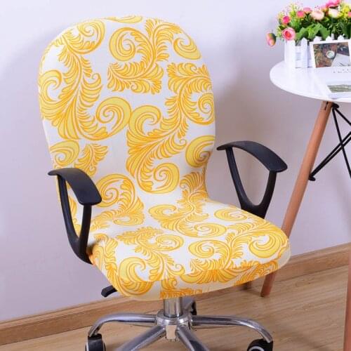 Swivel Chair Cover Stretchable Removable Computer Office Washable Rotating Lift Home Accessories
