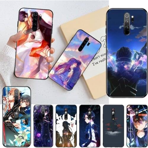 Sword Art Online SAO anime Soft Phone Cover for Redmi Note 9 8 8T 8A 7 6 6A Go Pro Max Redmi 9 K20