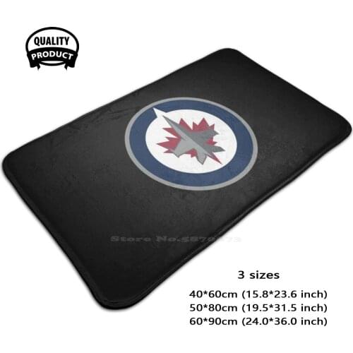 Jets - Winnipeg 3 Sizes Home Rug Room Carpet Logo Jet Ice Hockey