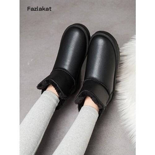 FAZLAKAT Women's Ankle Boots