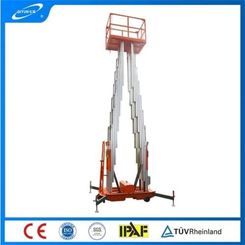 QIYUN 6m-24m Aluminum Alloy Hydraulic Customizable Movable Aerial Work Platform