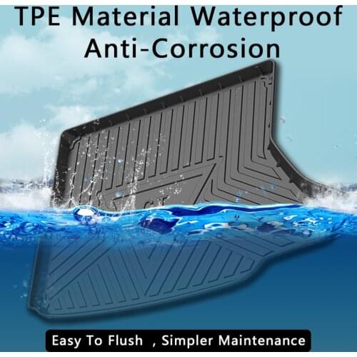 QHCP Trunk Mat Pad Carpets TPE Cargo Liner Tray Non-slip Waterproof For Lexus NX 14-20 UX 19 RX 16-20 ES 15-20 GS 12-18 CT 11-19