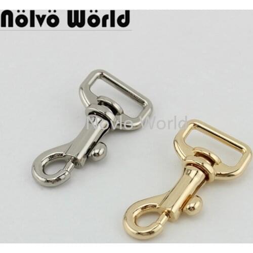Nolvo World 5-20-100pcs 4 colors 47*19mm 3/4"metal bags strap buckles lobster clasp collar carabiner snap hook accessories