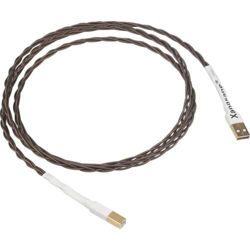 Single crystal copper (occ) silver-plated USB audio cable A-B2.0 dac decoding hifi cable computer sound card mixer data