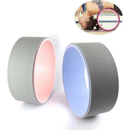 Professional TPE Yoga Wheel Fitness Pilates Circle Waist Shape Bodybuilding Fitness Equipment Gym Workout Back Training Tool