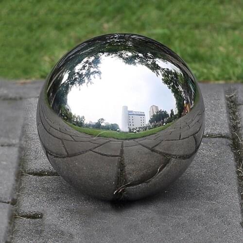 304 Stainless Steel Ball High Gloss Glitter Sphere Mirror Hollow Ball for Home Garden Decoration Supplies Ornaments