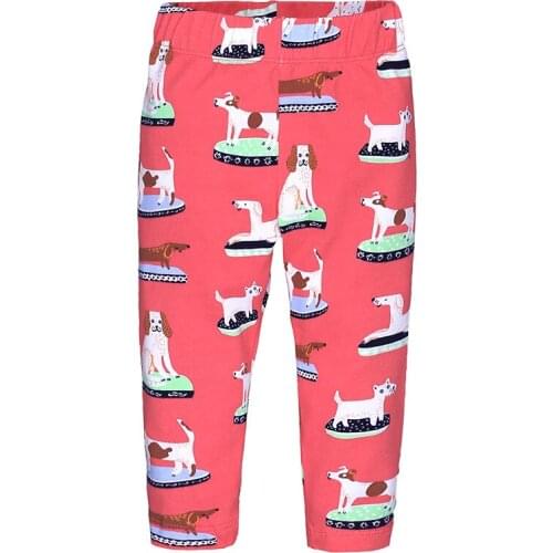 Animals Girls Trousers Pants Baby clothes dog sweatpants for 1-6t years girls full pants kids trousers