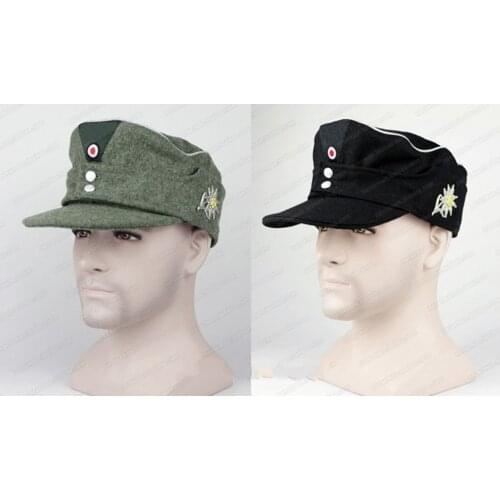 WWII WW2 GERMAN WH EM Officers soldier Elite M43 1943 PANZER WOOL FIELD CAP Military HAT WITH INSIGNIA