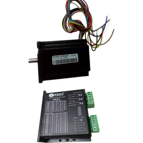 High quality 2 phase 57HS22 stepper motor and M542 microstep driver