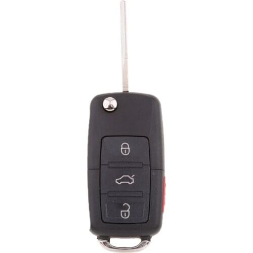 Replacement Remote Flip Car Key for VW Bora Passat Golf Jetta Transporter