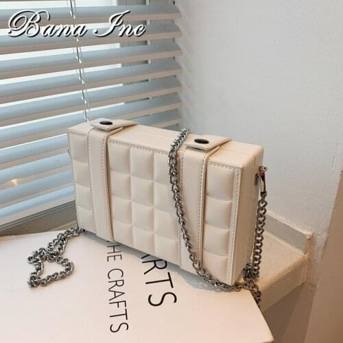 Luxury Brand PU Leather Crossbody Bags for Women 2021 Small Totes with Metal Handle Lady Shoulder Messenger Bag Handbags Purses