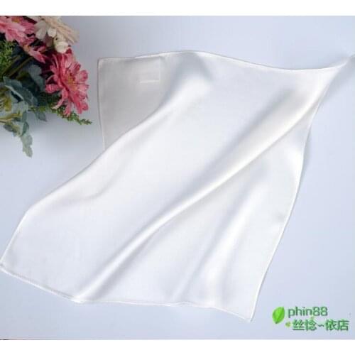 New Woman Silk handkerchief 50*50CM Pocket square Woman Hankie Cravat