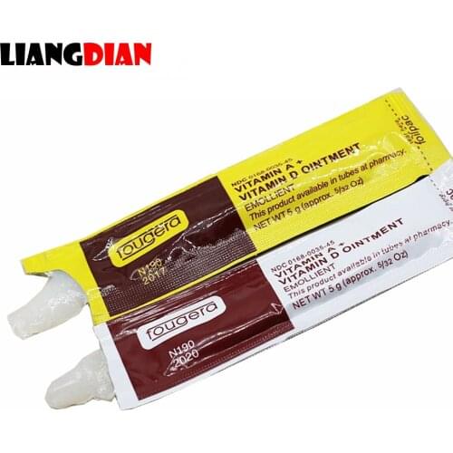 100PCS/Pack Tattoo Vitamin A&D Ointment Tattoo Aftercare Recovery Repairing Skin Cream Anti Scar Essential Supplies Accessories