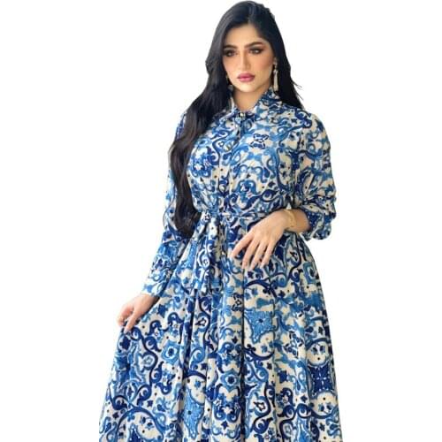 African Dresses for Women 2021 Sexy Boho Clothing Robe Femme Soiree Long Sleeve Dress Ankara Bubu Dashiki Floral Print dress