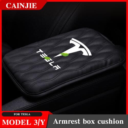 For Tesla Model 3 2021 Accessories Car Armrest box cushion Armrest Box Pad Protective Foam Pad Model Y Accessory