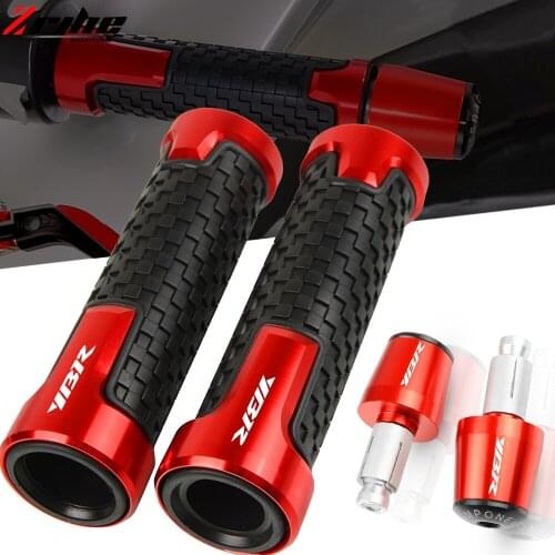 Motorcycle CNC Aluminum 7/8" 22mm Handlebar Hand Grips Handle Bar Ends Cap For Yamaha YBR125 YBR250 YBR 125 250 2005-2014 2013
