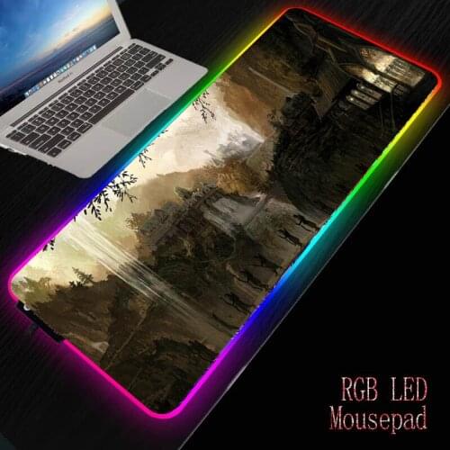 MRGBEST Large Gaming Mouse Pad of The Rings Landscape Game Mouse Mat for Laptop Keyboard Pad Desk Mat for Notebook Mousepad