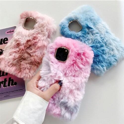 Phone Case Soft Cover for LG G5 G6 G7 G8 Q6 Q7 V10 V30 V50 K8 K11 LV3 LV5 Stylo 4 5 Fluffy Plush Fur Protection Back Skin Shell