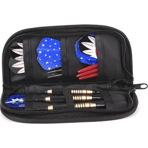 Carry Case Wallet Pockets Holder Storing Bag Black Durable Darts Accessories