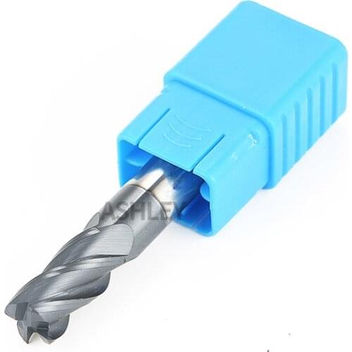 Nc machining center milling cutter with alloy round head and 4 edges, 50 degrees D16-D20 Tungsten steel milling cutter