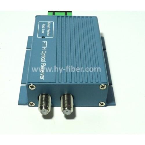 FTTH Active Receiver CATV Optical Node Mini WDM Converter Triplexer Minimode With power Two RF Port
