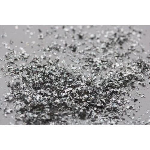 Holographic Shiny Silver Nail Glitters Powder Dust Manicure DIY Tools Nail Art Sequins Flakes