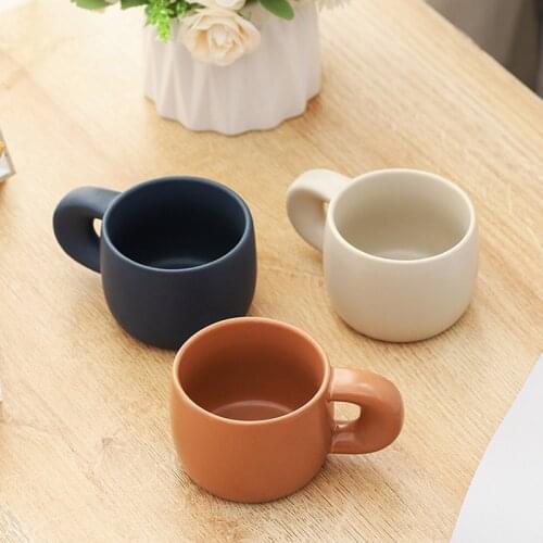 Simple Design Thick Handle Ceramics Mugs coffee mug Milk Tea office Cups Drinkware the Best birthday Gift for Friends