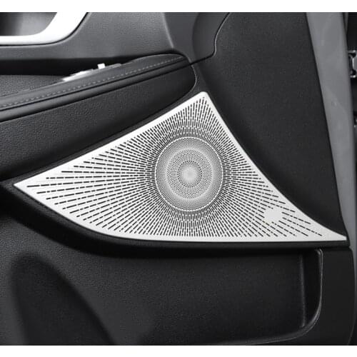 Car Audio Speaker Cover Trim Door Loudspeaker Cover Trim Car Accessories interior For Hyundai Sonata 2019 2020