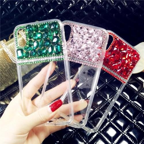 LaMaDiaa Soft TPU Phone Cases for Samsung S5 S6 S7 edge S8 S9 Plus Luxury Bling Rhinestone Cover for Samsung Note 8 Note 5 Note3
