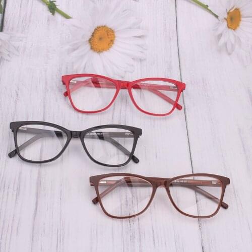 Top selling Personality Glasses Women Brand Designer Glasses Frame female butterfly shape Frames Men oculos de grau brown red