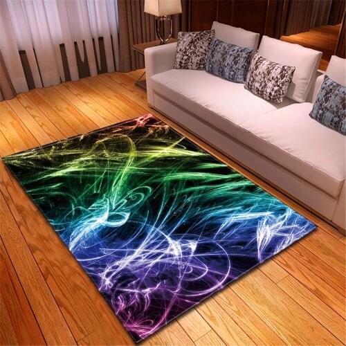 Fashionable modern style color pattern carpet living room carpet anti slip flannel kitchen corridor area carpet-ss