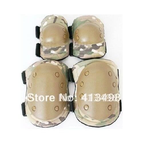 Tactical knee and elbow protector pads set CP free shipping