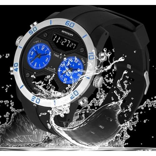 2021 New Sports Digital Watches for Men Fashion Waterproof Led Electronic Military Mens Diver Wrist Watch Relogio Masculino